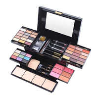 HKM-746771 Matte Eyeshadow Cosmetic Case with Multi-Function Makeup Tray for Diverse Skin Tones