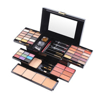 HKM-746771 Matte Eyeshadow Cosmetic Case with Multi-Function Makeup Tray for Diverse Skin Tones