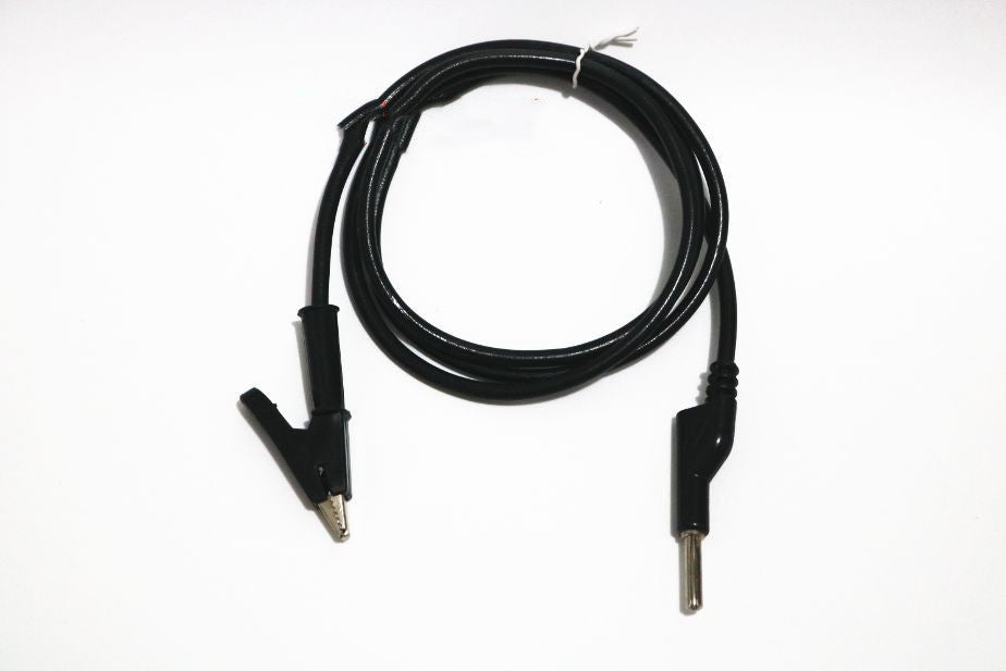 HKM-766675 4mm Male to Male Banana Plug Test Lead Cable - 1 Meter Silicone Coated, Pure Copper, 12A Current Capacity