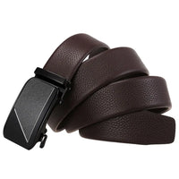 HKM-440147 Genuine Leather Men's Belt with Removable Buckle - Model Ly36-24683-5