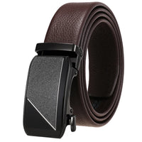HKM-440147 Genuine Leather Men's Belt with Removable Buckle - Model Ly36-24683-5