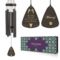 HKM-119827 Pet Memorial Wind Chime for Dogs and Cats – Sympathy Gift for Remembering Your Beloved Pet