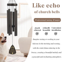 HKM-119827 Pet Memorial Wind Chime for Dogs and Cats – Sympathy Gift for Remembering Your Beloved Pet