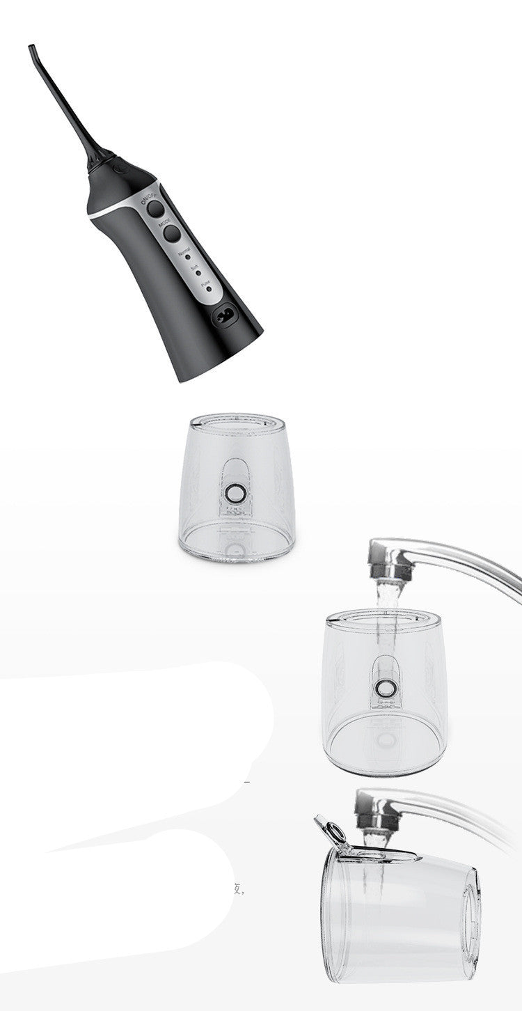 HKM-524499 Portable Electric Dental Scaler and Water Flosser - Model FC1591, Lightweight and Efficient Oral Hygiene Tool
