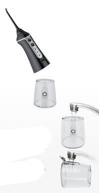 HKM-524499 Portable Electric Dental Scaler and Water Flosser - Model FC1591, Lightweight and Efficient Oral Hygiene Tool