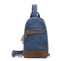 HKM-812115 Retro Men's Multifunctional Canvas Messenger Bag - Durable Waxed Cotton with Leather Accents, Waterproof Design, Large Capacity