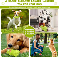 HKM-532179 Durable Natural Rubber Squeaky Dog Toy for Aggressive Chewers - Interactive and Long-Lasting Chew Toy for Medium to Large Dogs