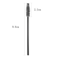 HKM-775251 50 Pcs Disposable Eyelash and Eyebrow Brushes with Soft Applicator Spoolies for Makeup Application