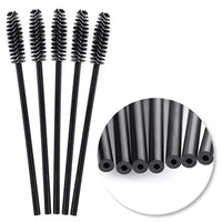 HKM-775251 50 Pcs Disposable Eyelash and Eyebrow Brushes with Soft Applicator Spoolies for Makeup Application