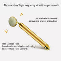 HKM-309267 24K Gold Electric Beauty Stick for Facial Massage and Tightening