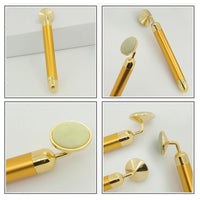 HKM-309267 24K Gold Electric Beauty Stick for Facial Massage and Tightening