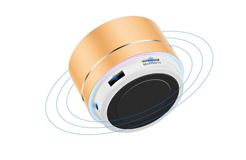 KTX-841043 Compact Wireless Bluetooth Speaker with AUX and TF Card Support - Portable Audio Solution