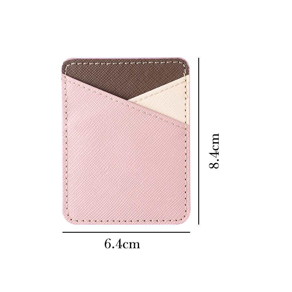 KTX-073619 PU Leather Mobile Phone Back Sticker Card Cover - Lightweight 11g Protective Accessory