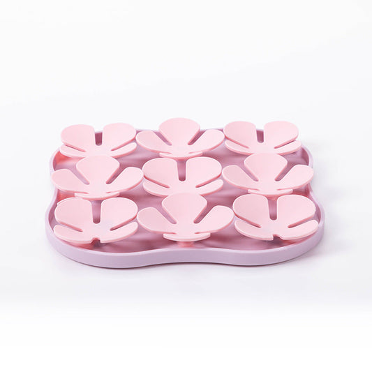 HKM-444051 Silicone Slow Feeder Mat for Dogs - Interactive Lick Pad with Suction Cups for Calming and Training