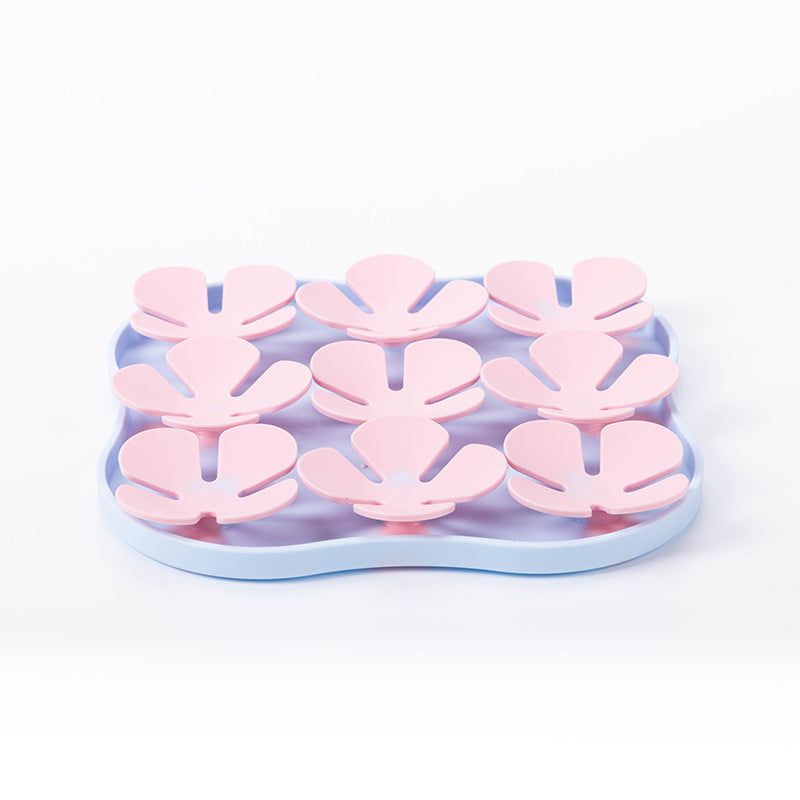 HKM-444051 Silicone Slow Feeder Mat for Dogs - Interactive Lick Pad with Suction Cups for Calming and Training