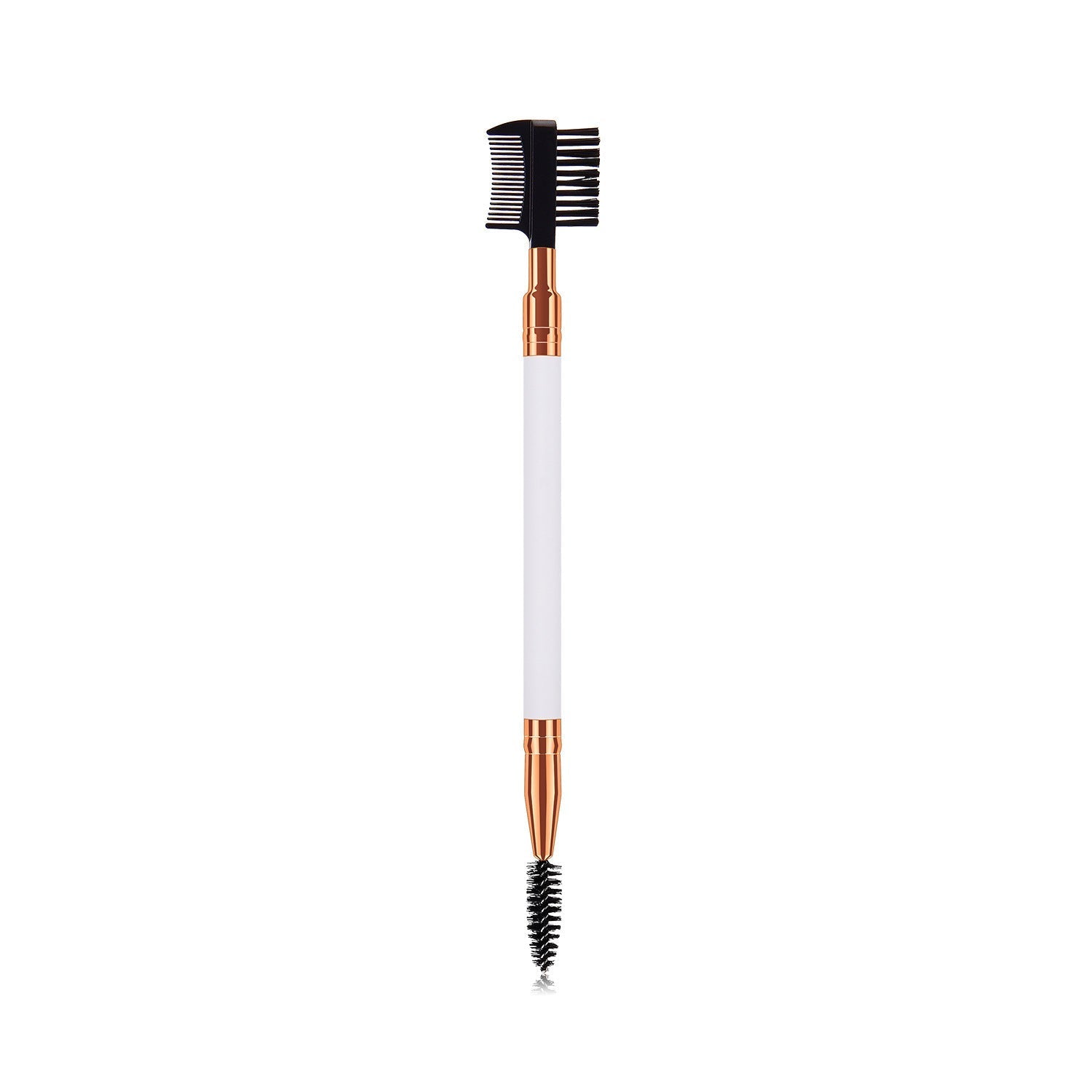 HKM-067859 Double-Ended Eyebrow and Eyelash Brush with Wooden Handle