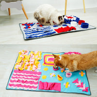HKM-350867 Interactive Pet Snuffle Training Blanket for Dogs and Cats - Feeding Mat for Foraging Skills and Activity
