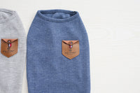 HKM-113491 Breathable Cotton Dog Vest in Solid Color - Casual Style for All Genders