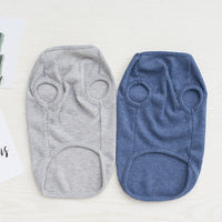 HKM-113491 Breathable Cotton Dog Vest in Solid Color - Casual Style for All Genders