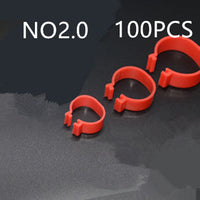 HKM-282707 Chicken Foot Rings - Pack of 100 Pieces for Crafting and Decor