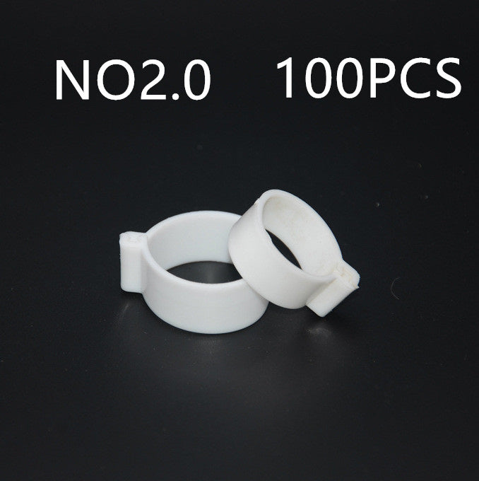 HKM-282707 Chicken Foot Rings - Pack of 100 Pieces for Crafting and Decor