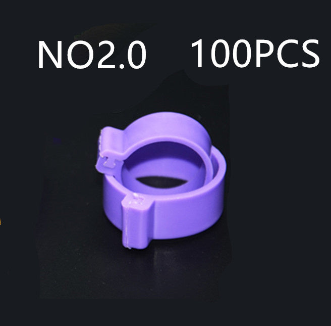 HKM-282707 Chicken Foot Rings - Pack of 100 Pieces for Crafting and Decor