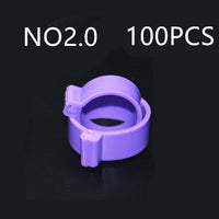 HKM-282707 Chicken Foot Rings - Pack of 100 Pieces for Crafting and Decor