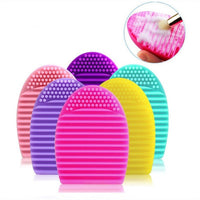 HKM-132243 Silicone Egg Brush and Scrubbing Tool for Gentle Washing and Beauty Care
