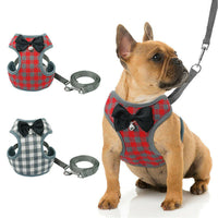 HKM-908115 Adjustable Cloth Dog Leash with Chest Strap - Size S/M/L Options