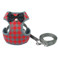 HKM-908115 Adjustable Cloth Dog Leash with Chest Strap - Size S/M/L Options