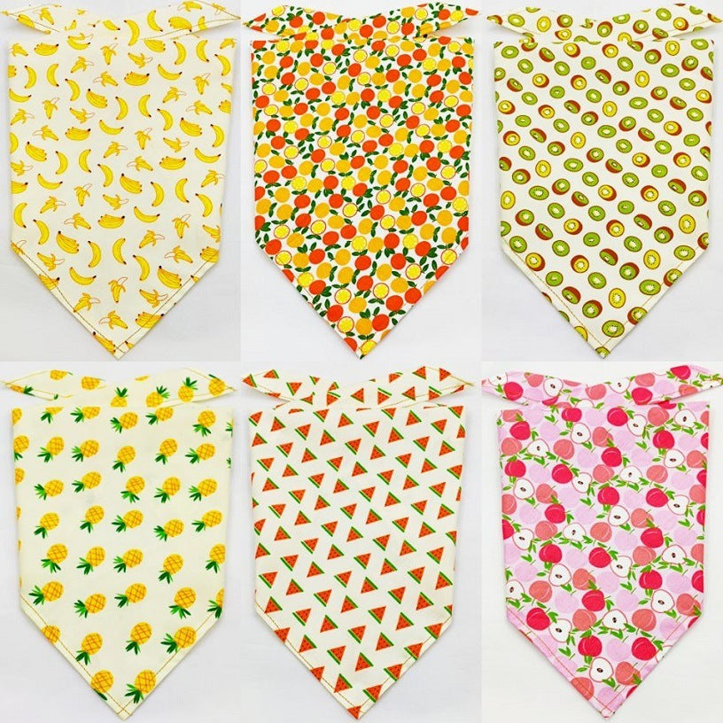 HKM-242579 Pet Scarf and Drool Towel in Various Colors - Soft Cotton for Small, Medium & Large Dogs and Cats