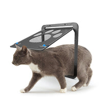 HKM-150483 Durable Paw Print Anti-Bite Screen Door for Medium and Large Dogs, 37cmW x 42cmH, with Automatic Magnetic Closure