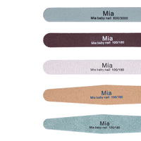 HKM-288595 Nail Rubbing Strips and Files Set - 5 Polishing Strips, Thin Sand Strips, Repair and Diamond Files for All Skin Types