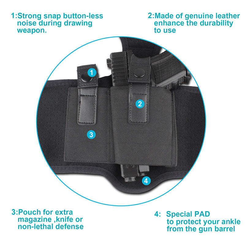 HKM-011347 Universal Outdoor Tactical Stealth Holster for Pistols