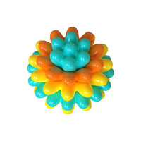 HKM-100435 Durable TPR Dog Tooth Cleaning Ball - Bite Resistant Molar Training Toy in Assorted Colors