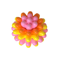 HKM-100435 Durable TPR Dog Tooth Cleaning Ball - Bite Resistant Molar Training Toy in Assorted Colors