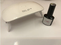 HKM-385747 Portable Nail Dryer with Phototherapy Lamp in White