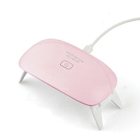 HKM-385747 Portable Nail Dryer with Phototherapy Lamp in White