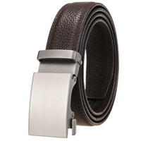 HKM-971347 Genuine Leather Colourful Automatic Buckle Belt - Model LY33-21600-5