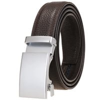 HKM-971347 Genuine Leather Colourful Automatic Buckle Belt - Model LY33-21600-5