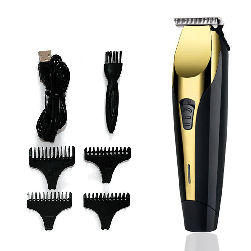 HKM-894163 USB Rechargeable Baby Hair Clipper with Steel Head and Limit Combs