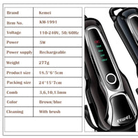 HKM-015507 Rechargeable Electric Pet Shaver with Dual-Use Technology and Long-Lasting Battery