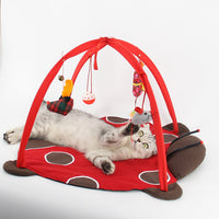HKM-066515 Cozy Canvas Cat Play Bed for Comfortable Indoor Fun