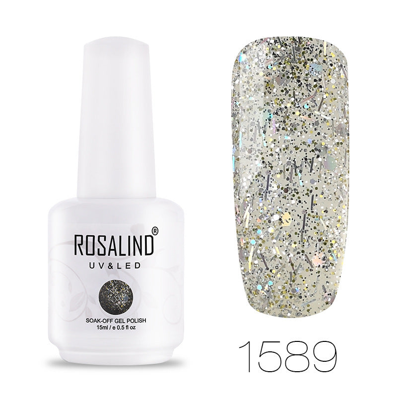 HKM-581203 Solid Color Nail Polish - 15mL Long-lasting Formula for Vibrant Nail Looks