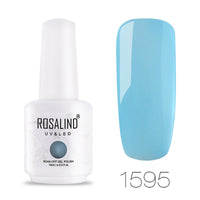 HKM-581203 Solid Color Nail Polish - 15mL Long-lasting Formula for Vibrant Nail Looks