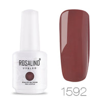 HKM-581203 Solid Color Nail Polish - 15mL Long-lasting Formula for Vibrant Nail Looks