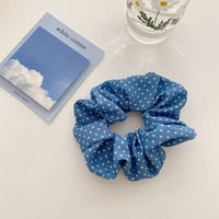 HKM-193683 Korean Fruit Pig Large Intestine Organza Hair Tie Rubber Band for Women