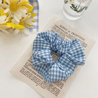 HKM-193683 Korean Fruit Pig Large Intestine Organza Hair Tie Rubber Band for Women