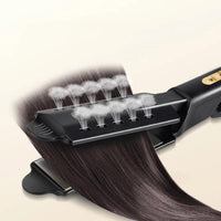 HKM-925779 Professional Four-Speed Hair Straightener with Safe Heat Control and Anti-Scald Design
