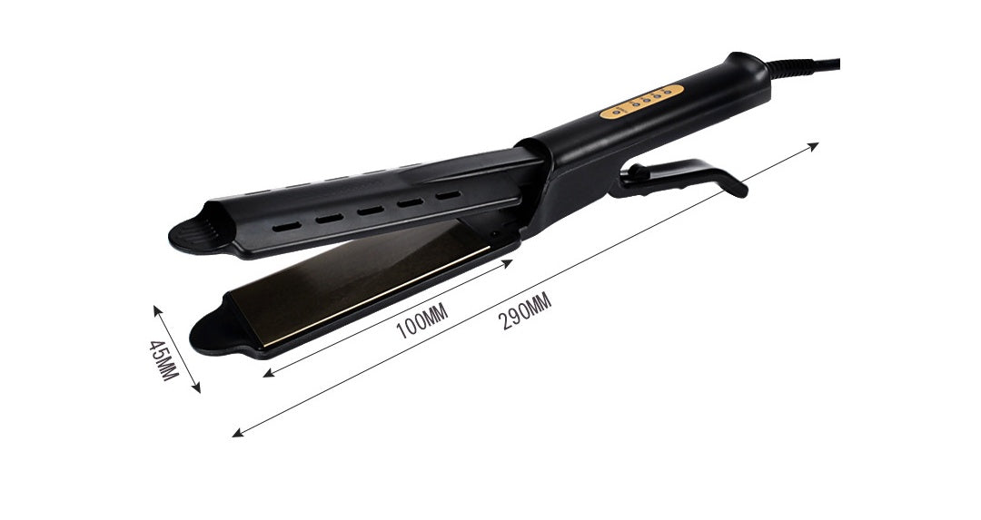 HKM-925779 Professional Four-Speed Hair Straightener with Safe Heat Control and Anti-Scald Design